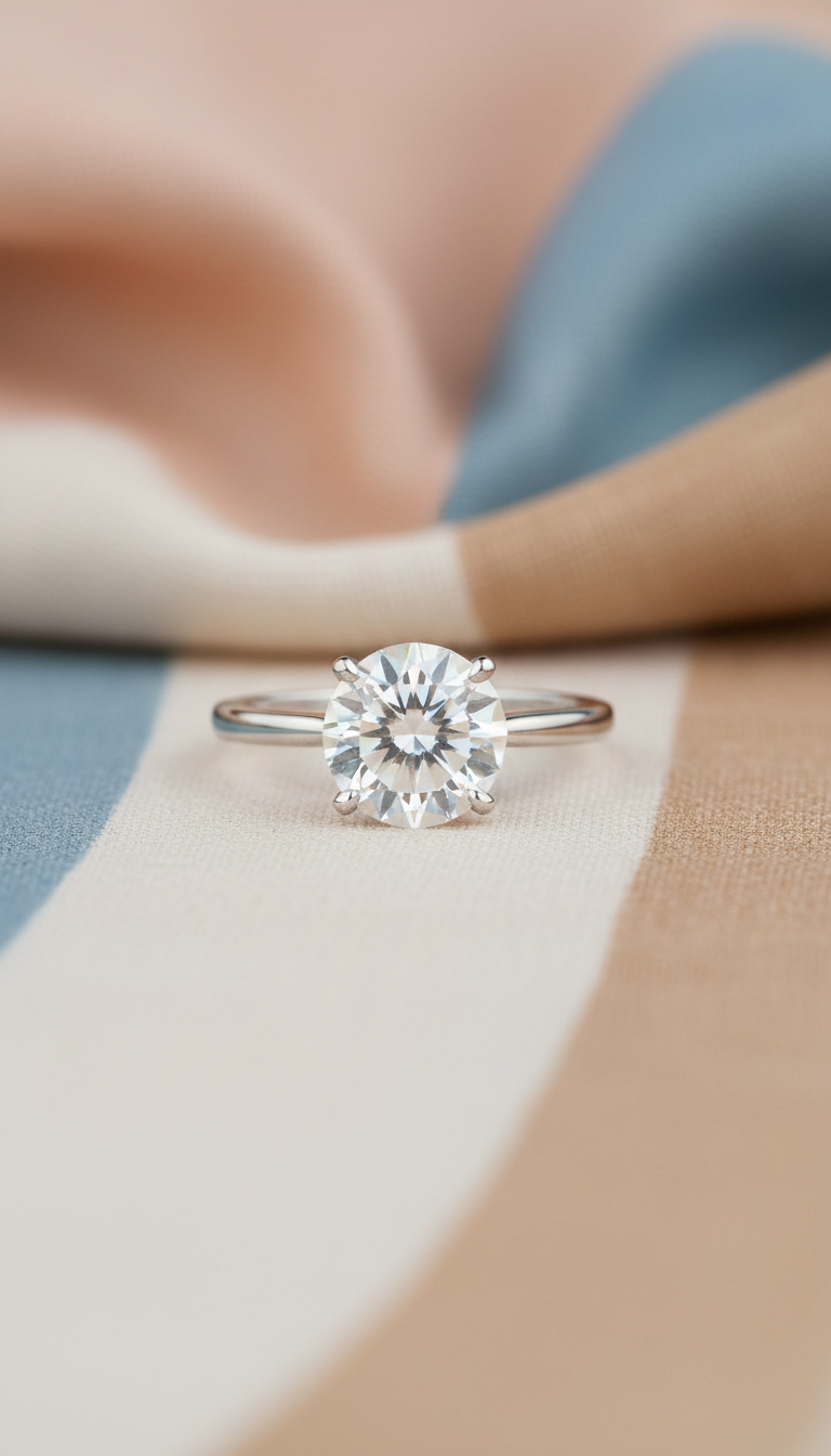 AAA Zirconia Solitaire Ring